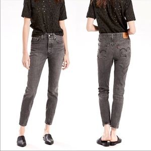 Levi's 501 Skinny Black Coast Wash Jeans